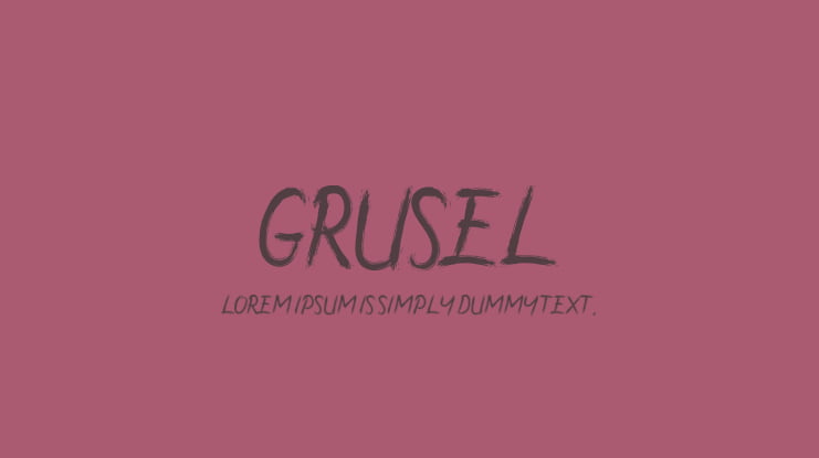 Grusel Font