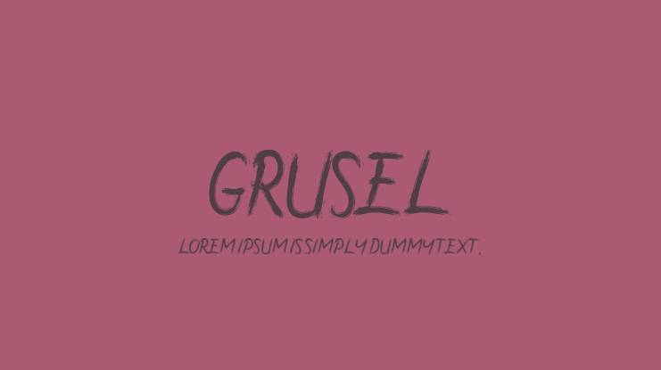 Grusel Font