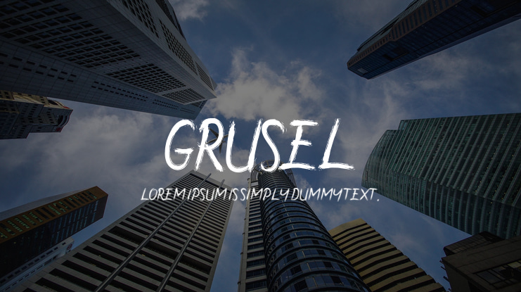 Grusel Font
