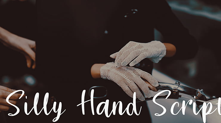 Silly Hand Script Font