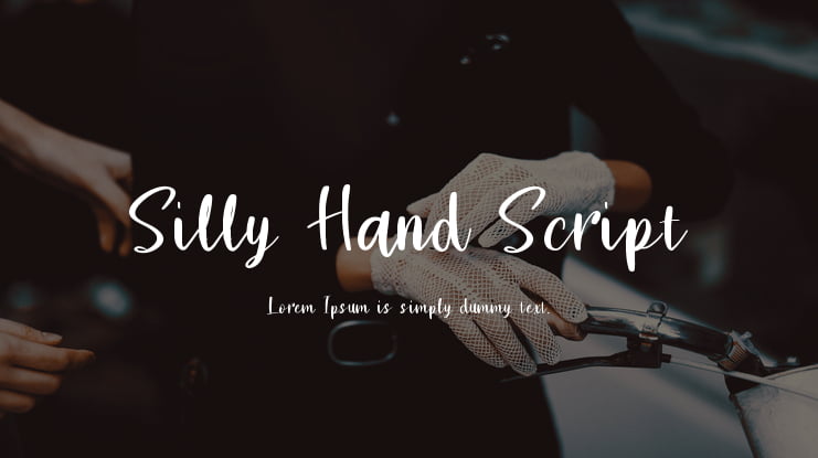 Silly Hand Script Font