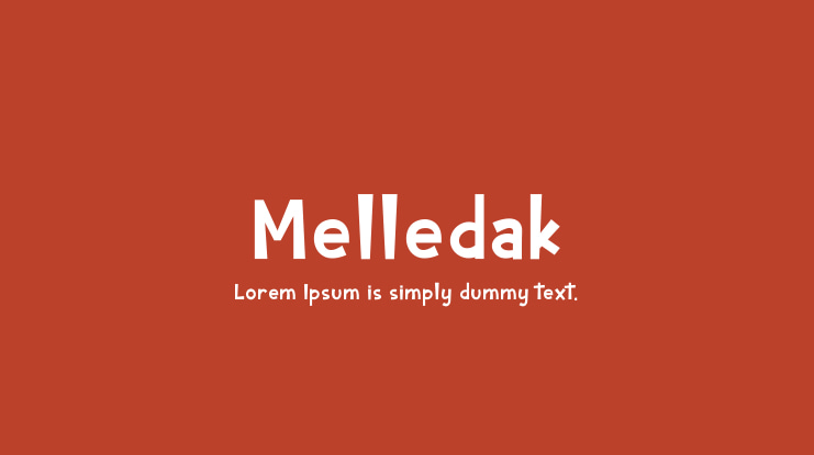 Melledak Font Family