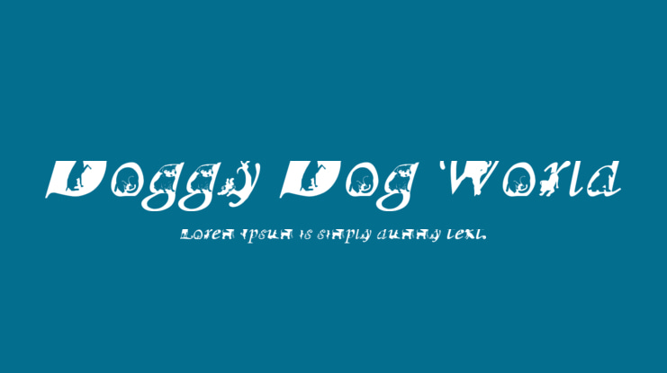 Doggy Dog World Font