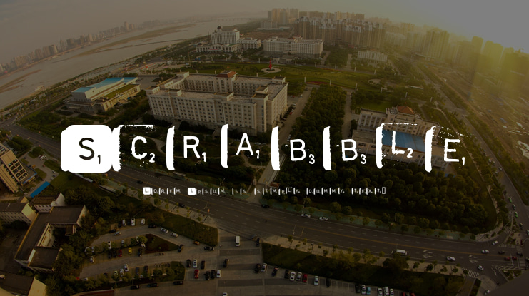 Scrabble Font