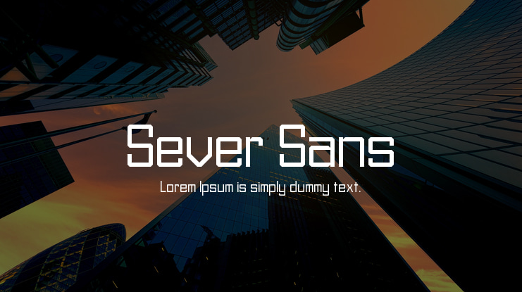Sever Sans Font Family