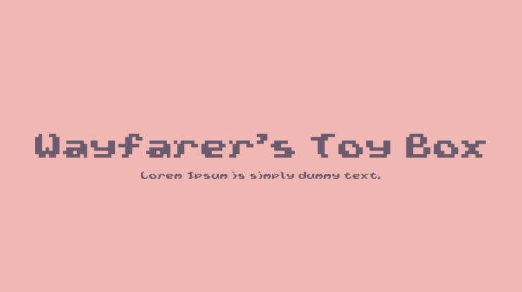 Wayfarer's Toy Box Font