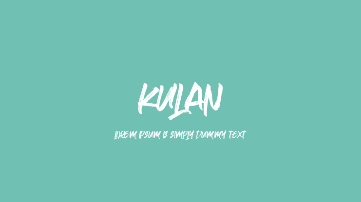 Kulan Font