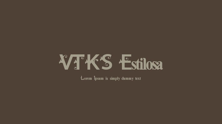VTKS Estilosa Font