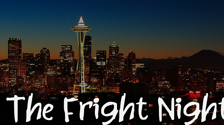 The Fright Night Font