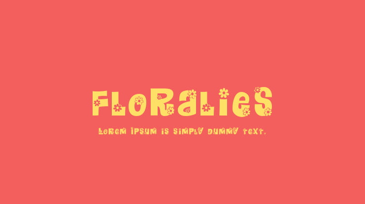 Floralies Font
