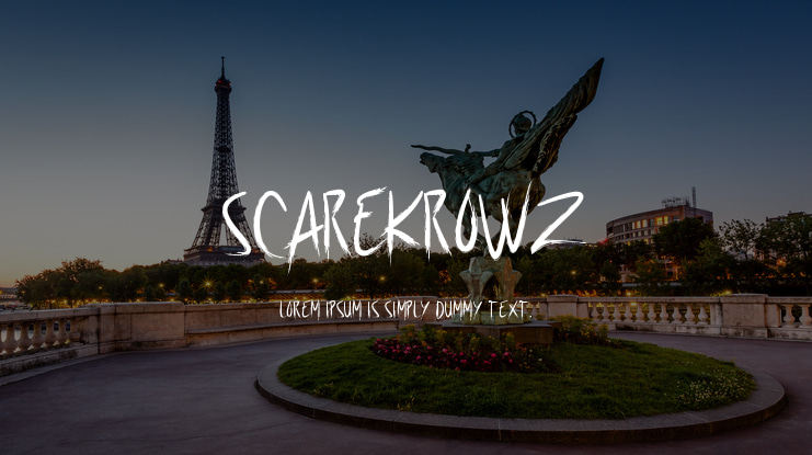 Scarekrowz Font
