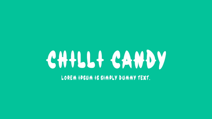 Chilli Candy Font