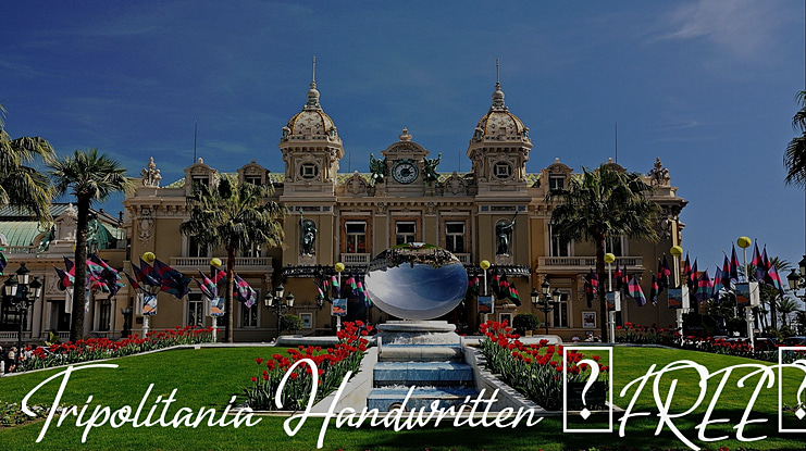 Tripolitania Handwritten (FREE) Font