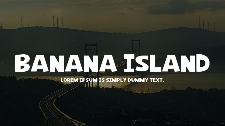 Banana Island Font