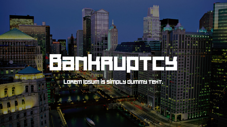 Bankruptcy Font