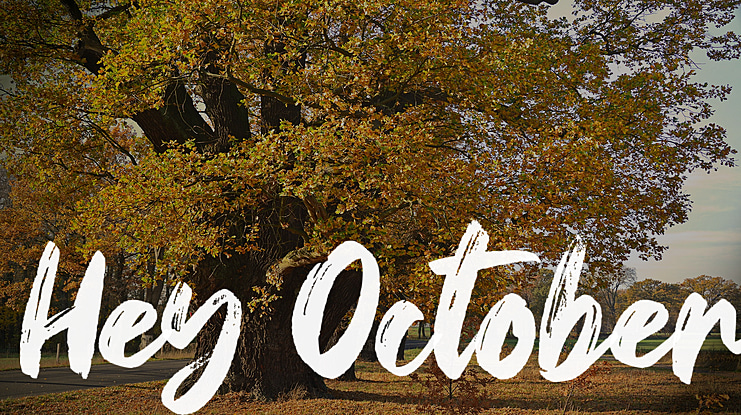 Hey October Font
