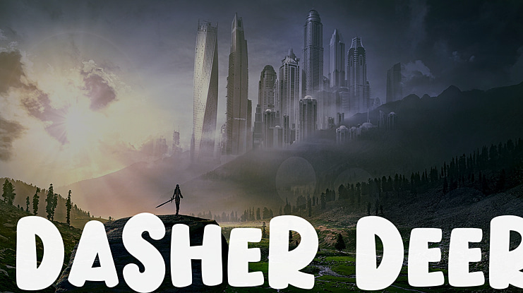 Dasher Deer Font