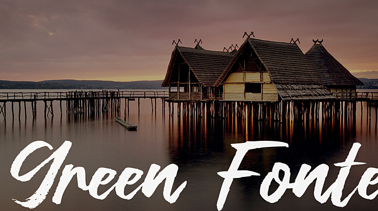 Green Fonte Font