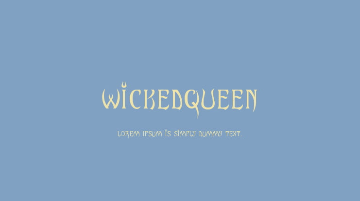 wickedqueen Font