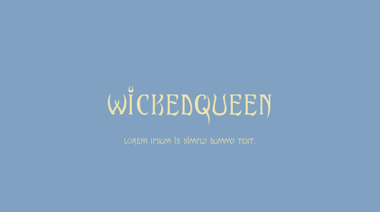 wickedqueen Font