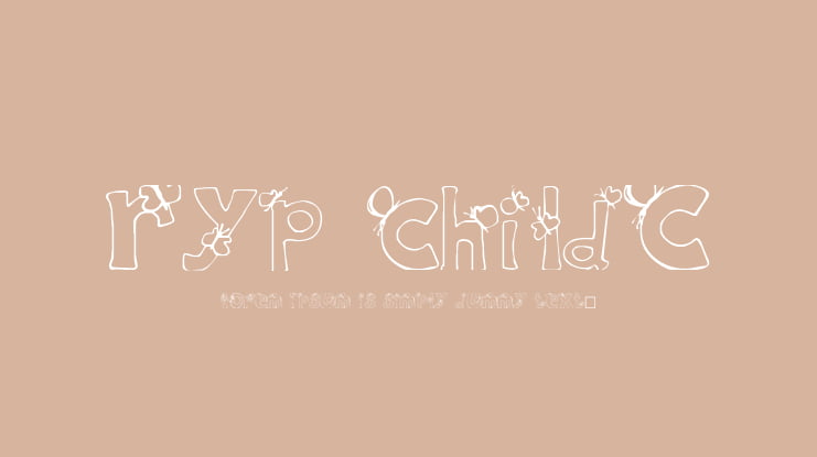 Ryp childC Font