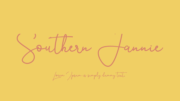 Southern Jannie Font