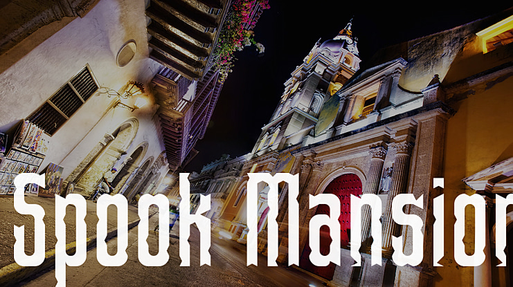 Spook Mansion Font
