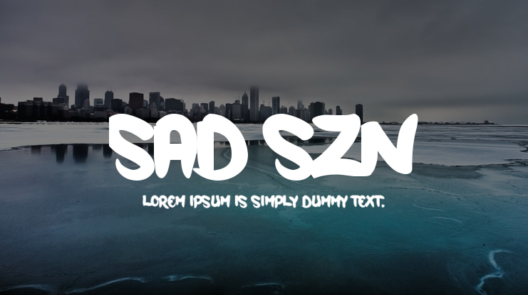 Sad Szn Font