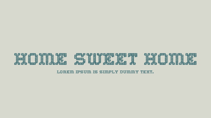 Home Sweet Home Font Family
