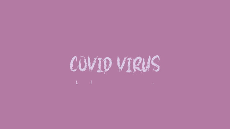 COVID VIRUS Font