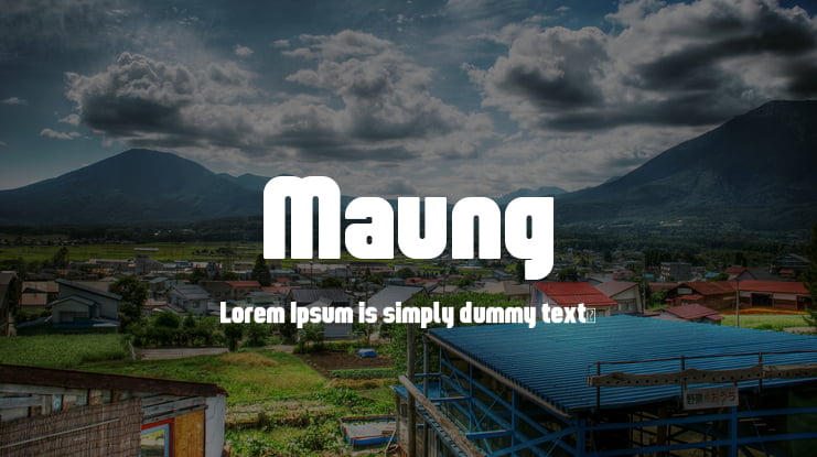 Maung Font