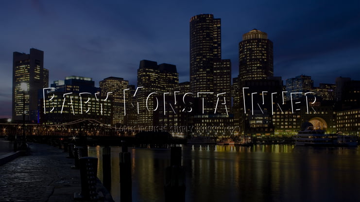 Baby Monsta Inner Font Family : Download Free for Desktop & Webfont