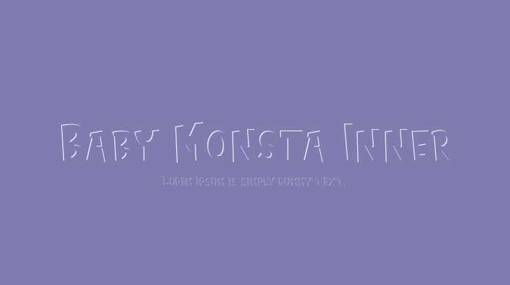 Baby Monsta Inner Font Family