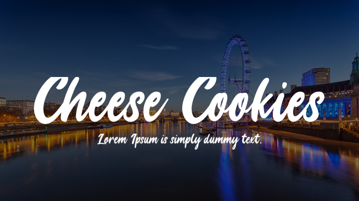 Cheese Cookies Font
