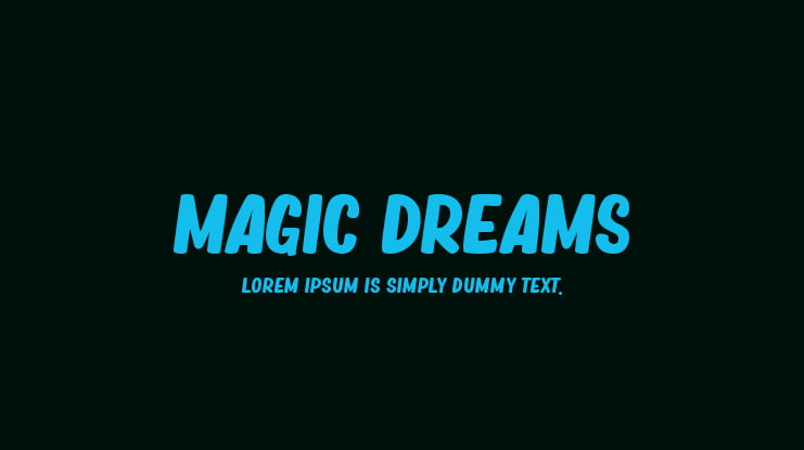Magic Dreams Font