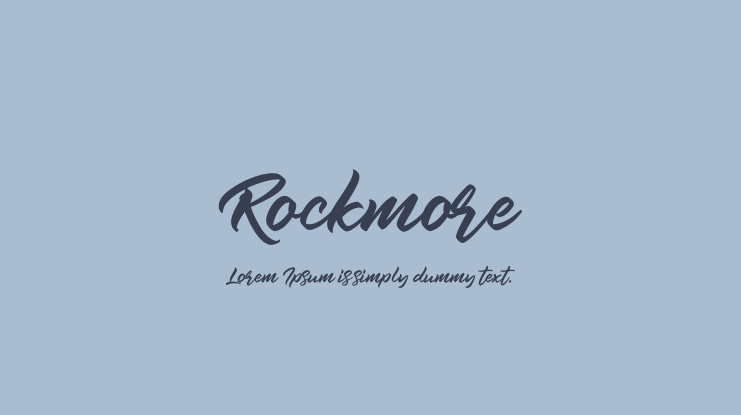 Rockmore Font