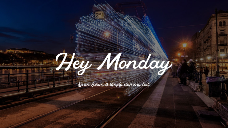 Hey Monday Font