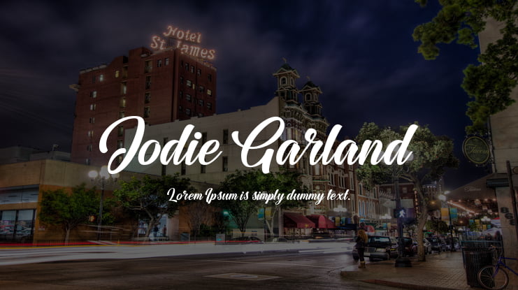 Jodie Garland Font