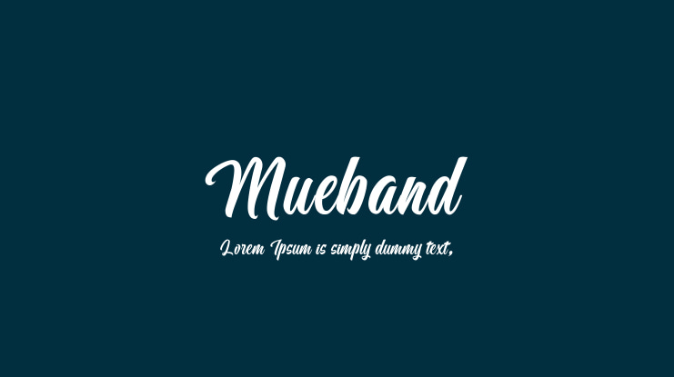 Mueband Font