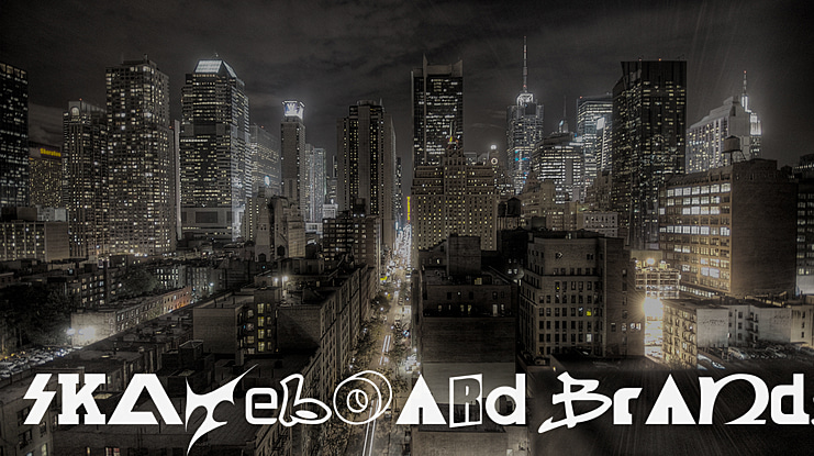 Skateboard Brands Font