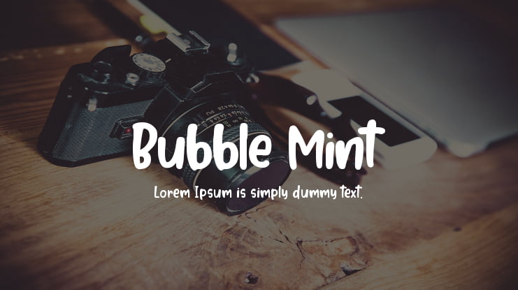 Download Free Bubble Mint Font Download Free For Desktop Webfont Fonts Typography