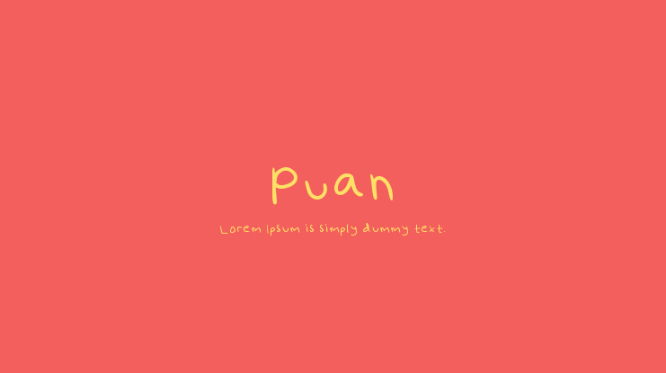 Puan Font
