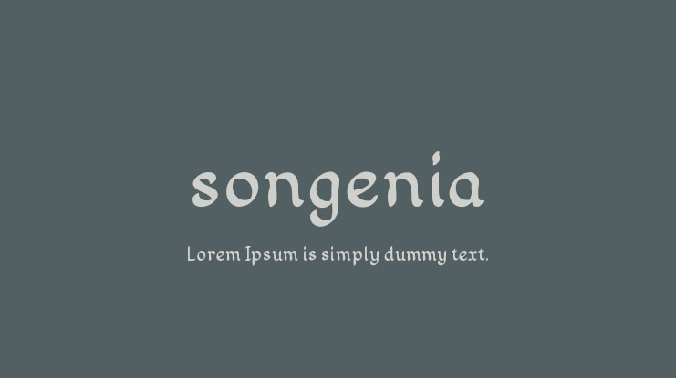 songenia Font