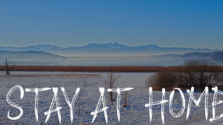 STAY AT HOME Font