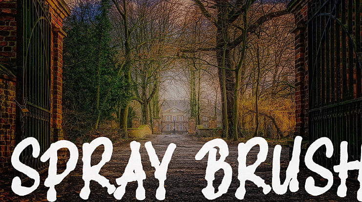 SPRAY BRUSH Font