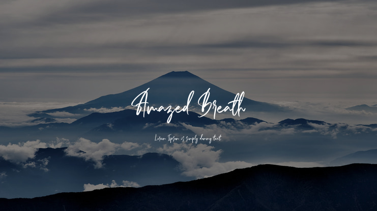Amazed Breath Font