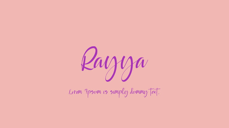 Rayya Font