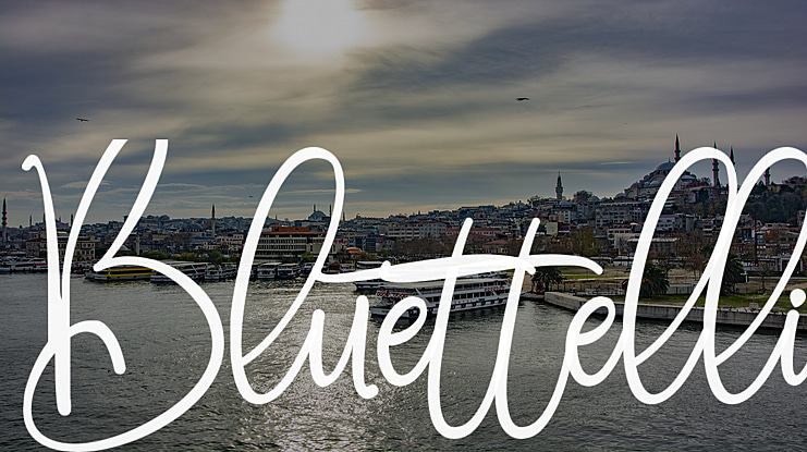 Bluettelli Font