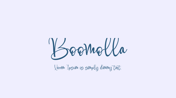 Boomolla Font