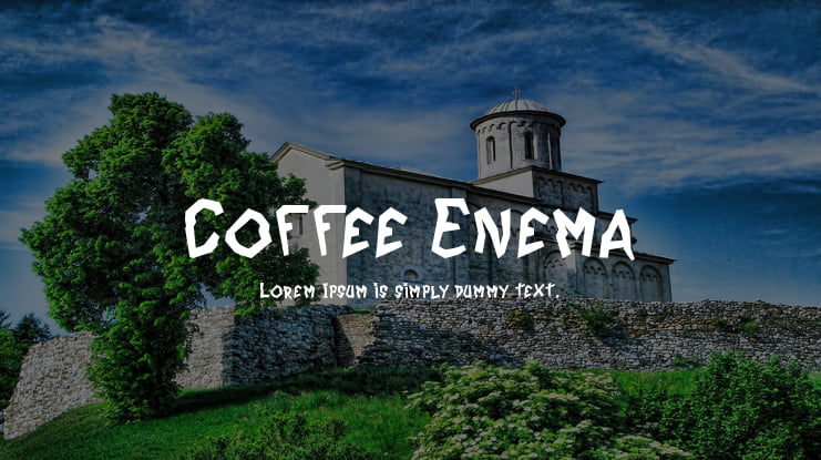 Coffee Enema Font Family